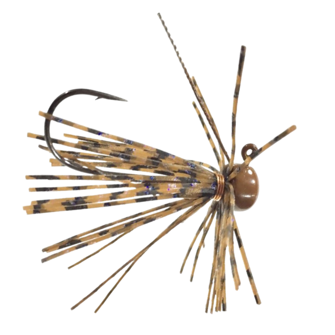 Patriot Tackle Tactical Finesse Jig 3/8 Oz (10.6g) – Amo Mustad 4/0 UltraPoint, Colore Molting Craw Per Spigole E Bass